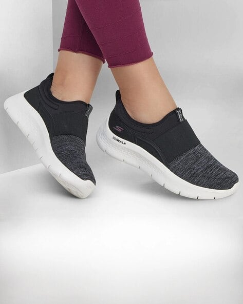 Skechers Women Colourblock Slip-On Walking Shoes