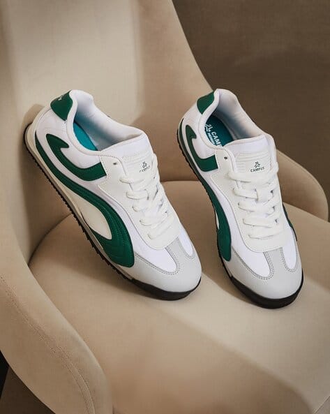 Campus Men Round-Toe Lace-Up Fastening Sneakers