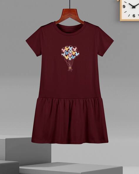 Hellcat Girls Graphic A-line Dress