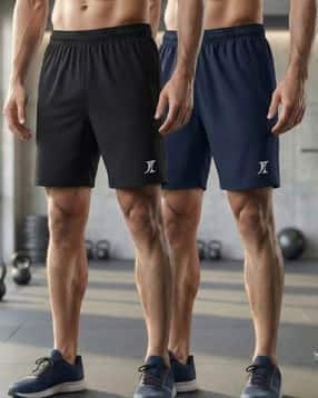 indiclub Men Pack of 2 Regular Fit Shorts-picture-37
