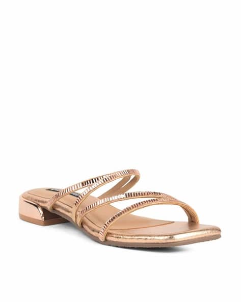 Bata Women Embellished Slip-On Slides