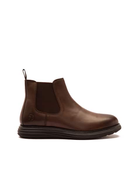 THOMAS CRICK Men Ankle-Length Slip-On Boots