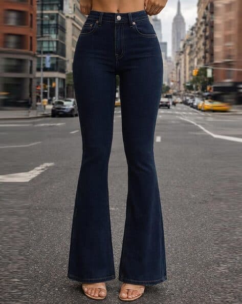 Women High-Rise Bootcut Jeans