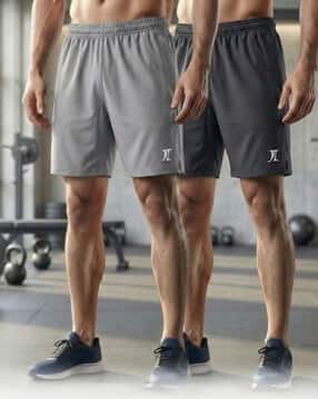 indiclub Men Pack of 2 Regular Fit Shorts-picture-12