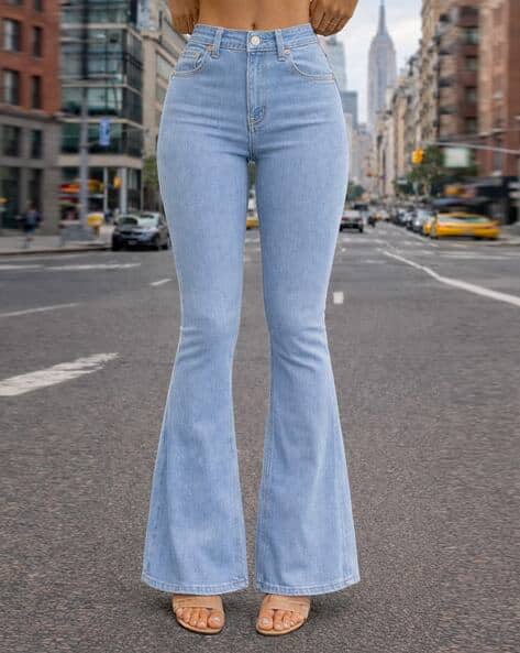 Women High Rise Bootcut Jeans