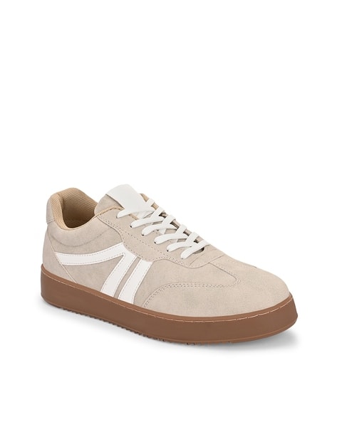 Buy MACTREE Men Colourblock Lace-Up Sneakers Online | Ajio.com