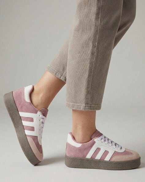 Shoetopia Women Lace-Up Sneakers