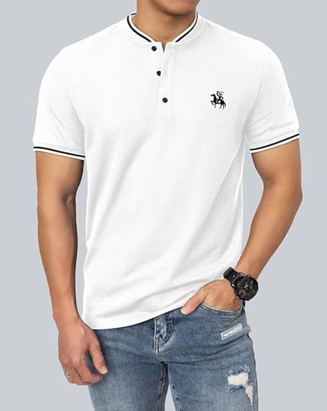 POSHAX Men Regular Fit Polo T-Shirt