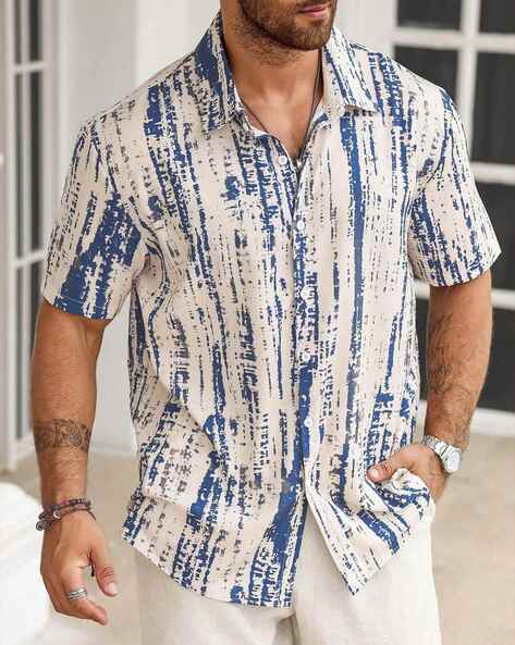 POSHAX Men Printed Regular Fit Shirt
