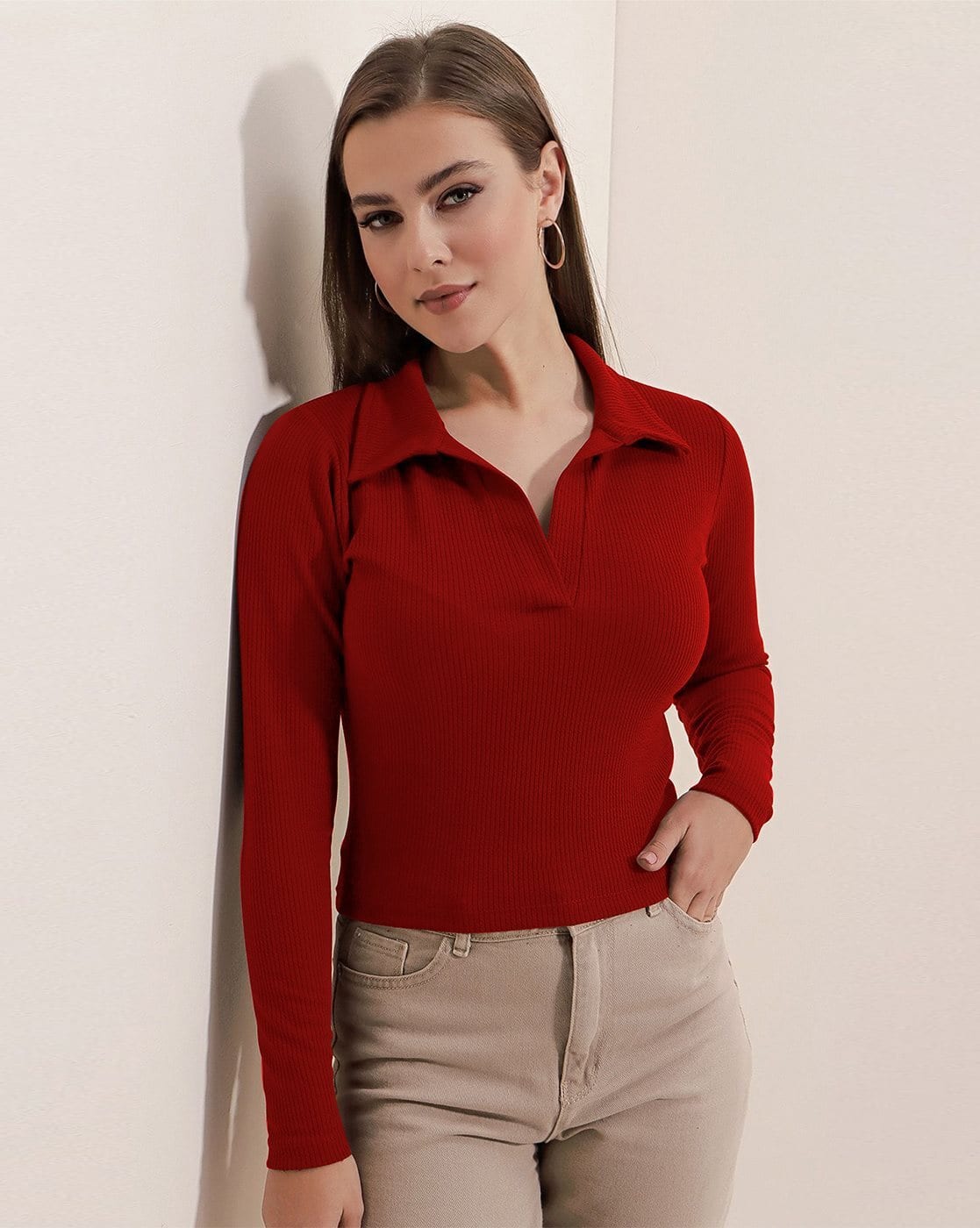 Buy Red Tops for Women by Maheshvi Online | Ajio.com