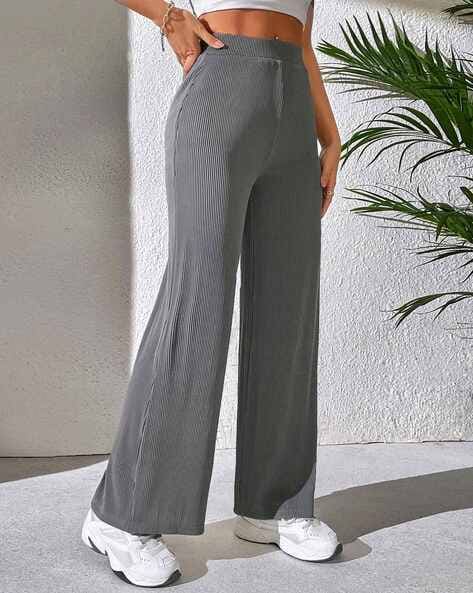 TROMKO Women Relaxed Fit Trousers with Elasticated Waist