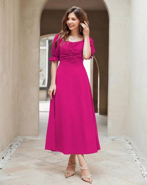 Best Offers on Pink dress upto 20-71% off - Limited period sale | AJIO