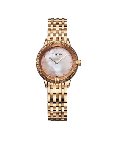 TITAN Women Stainless Steel Analogue Watch-NU95316WM01