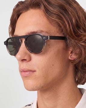 the bear house UV-Protected Round Sunglasses-SGL-VYBE-BK-picture-10