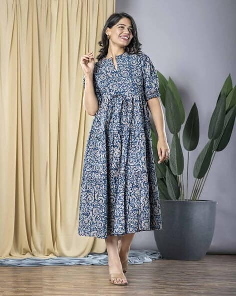 ZWERLON X AG Women Floral Print A-Line Dress