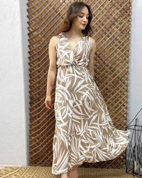 ZWERLON X AG Women Printed Fit & Flare Dress
