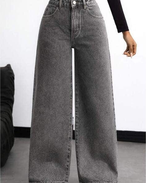 Women High Rise Relaxed Jeans