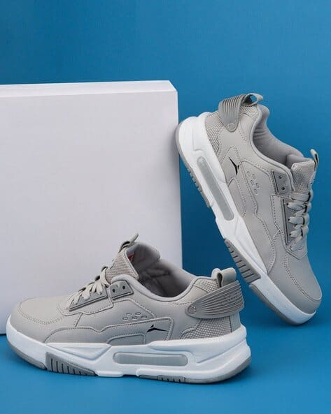 JQR Men Lace-Up Sneakers with Synthetic Upper