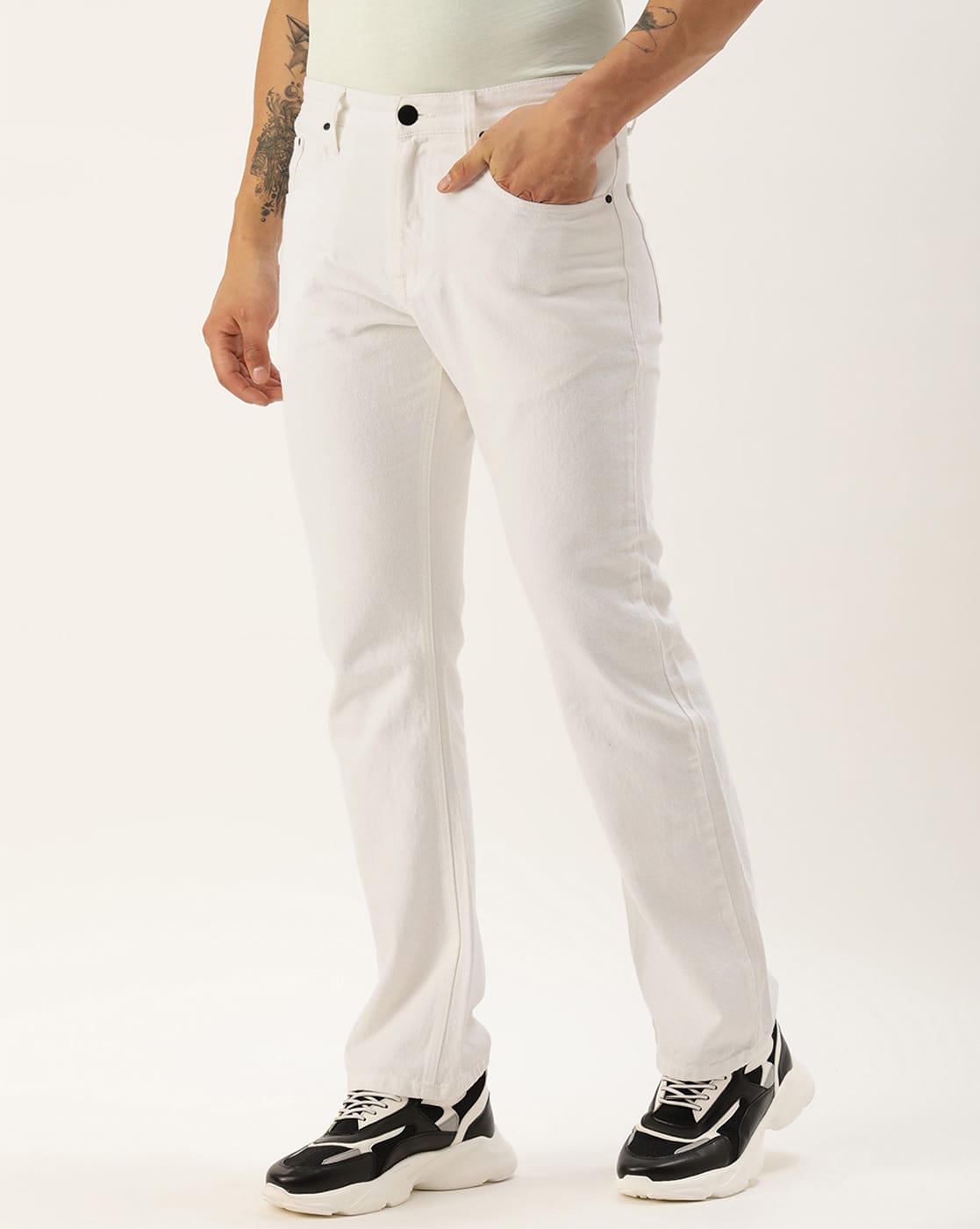 white jeans cut jeans for mens