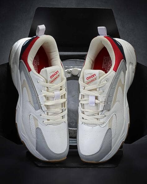 ASIAN Men Sports Shoes with Mesh Upper