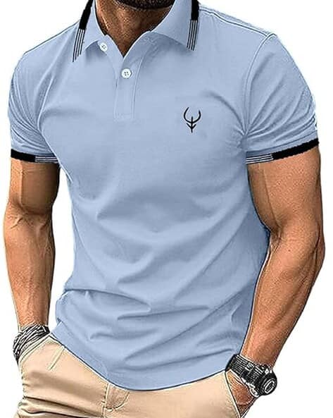 POSHAX Men Regular Fit Polo T-Shirt