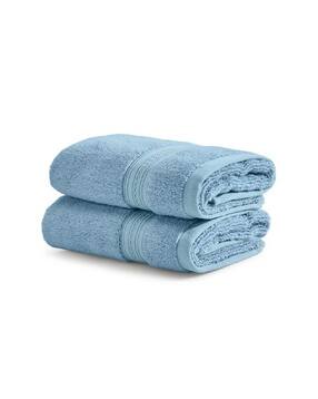 spaces Set of 2 500 GSM Cotton Premium Hand Towels - 40 cm x 60 cm-picture-38