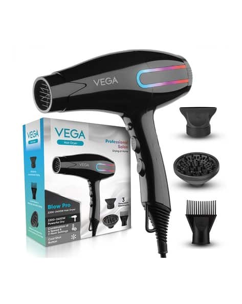 Vega Professional Blow Pro 2200-2400W Hair Dryer With Nozzles (VHDP-05)