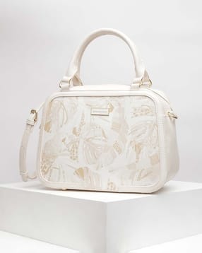 van heusen Women Leaf Print Shoulder Bag with Detachable Strap-picture-43