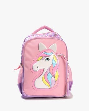 priority Girls Unicorn Print School Backpack-32 L-picture-12