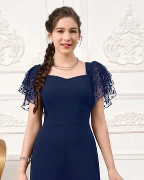 shyam sundari Women Jumpsuit with Butterfly Sleeves-picture-48