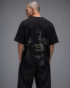 Batman-Men's Oversized Graphic T-shirt-image-7