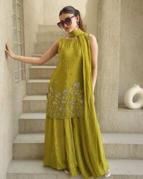 svaraa Women Floral Straight Kurta Set-picture-44