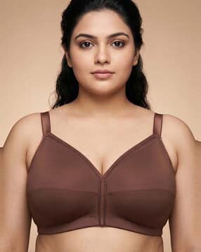 Non-Wired Full Coverage Non-Padded Bra-image-22
