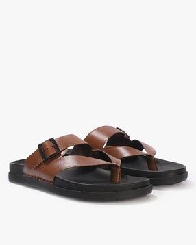 lee cooper Men Leather Thong-Strap Sandals-picture-21