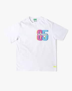 united colors of benetton Boys Printed Regular Fit T-Shirt-picture-27