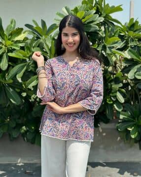 nyrika Women Floral Print Straight Tunic-picture-28