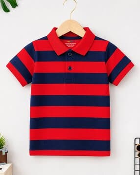 trampoline Boys Stripes Polo T-Shirt-picture-37