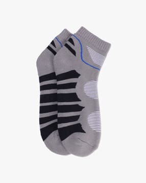 Men Striped Ankle-Length Socks-image-32