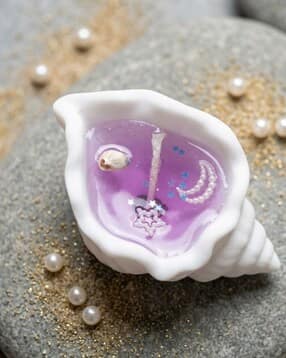 baskety Conch Scented Shell Shaped Candle -picture-13
