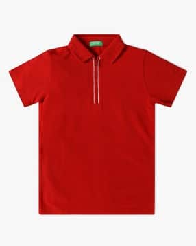 united colors of benetton Boys Regular Fit Polo T-Shirt-picture-16