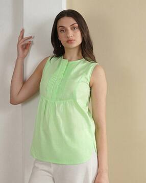 pink fort Women Tailored Fit Round-Neck Top-picture-49