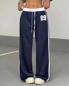 fyre rose Women Striped Mid-Rise Athleisure Track Pants-picture-19