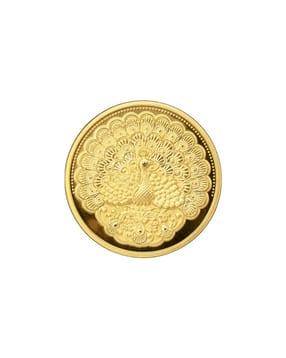 10 G 24 Kt (999) Solid Gold Coin - Peacock-image-38