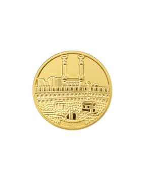 5 G 24 Kt (999) Solid Gold Coin - Makka Madinha-image-40