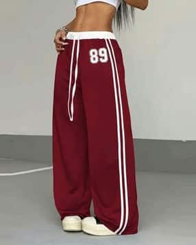 fyre rose Women Striped Mid-Rise Athleisure Track Pants-picture-15