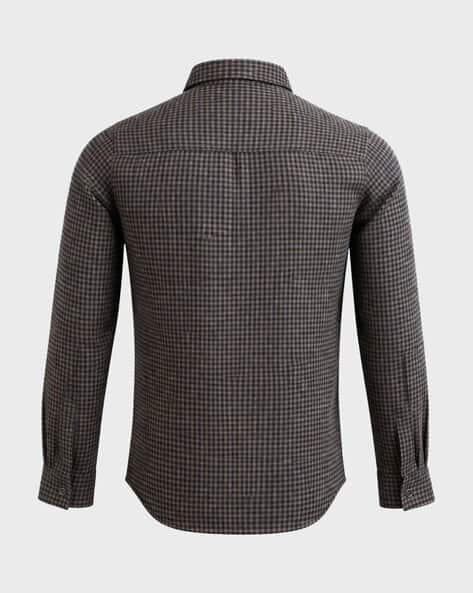 The Indian Garage Co Men Checked Slim Fit Cotton Shirt - Image 5