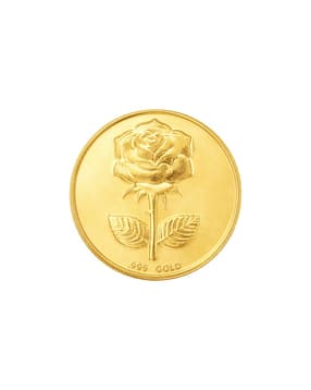 1 G 24 Kt (999) Solid Gold Coin - Rose-image-37