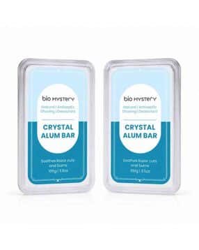 bio mystery Men Pack of 2 Natural Antiseptic Crystal Alum Bars - 200 g-picture-10