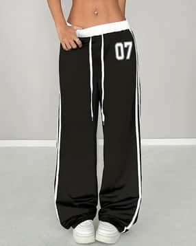 fyre rose Women Striped Wide-Leg Track Pants-picture-31
