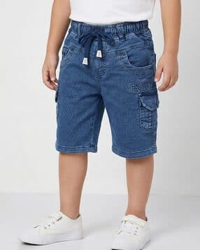 jfr Boys Regular Fit Mid-Rise Cargo Shorts-picture-28